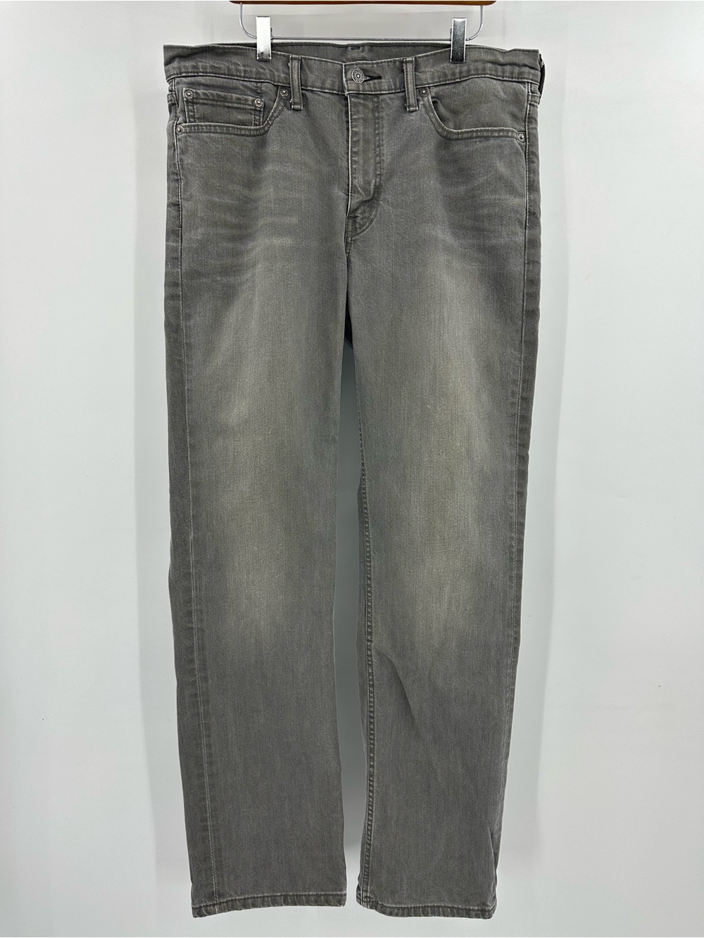 Levi's Men's Grey 514 Straight Fit Jeans